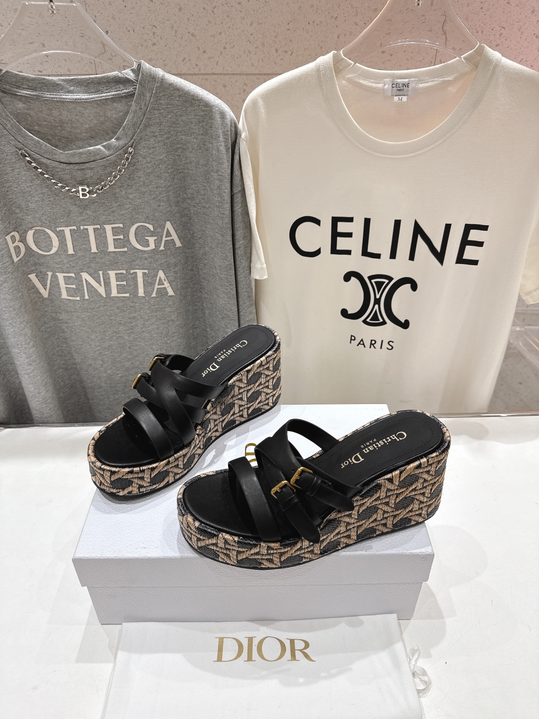 Dior CD 디올 통굽 샌들 슬리퍼 신발