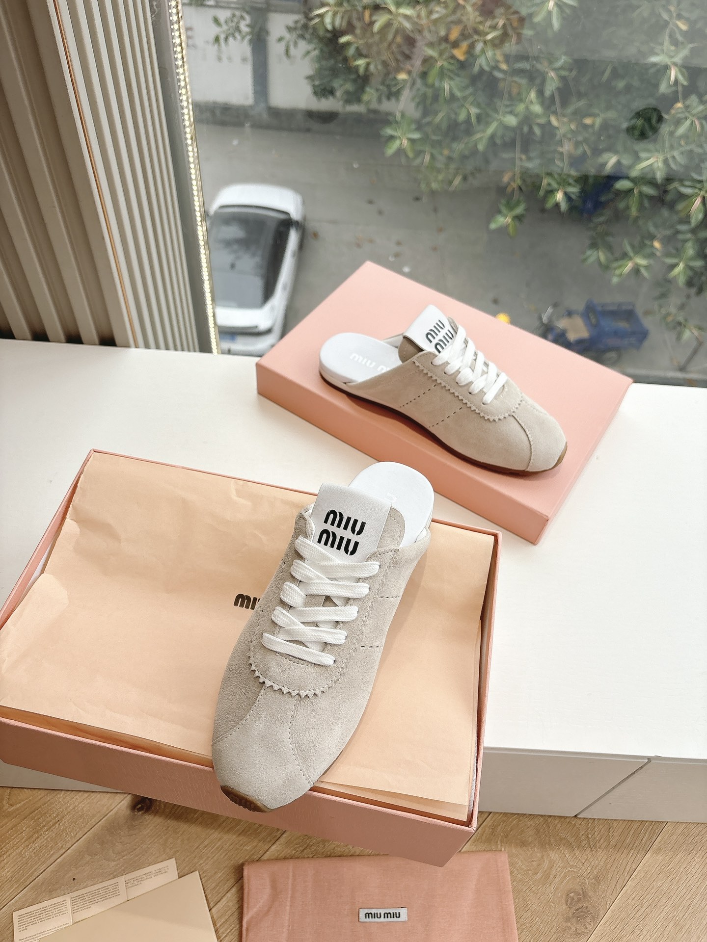 miumiu 미우미우 뮬 스니커즈 신발