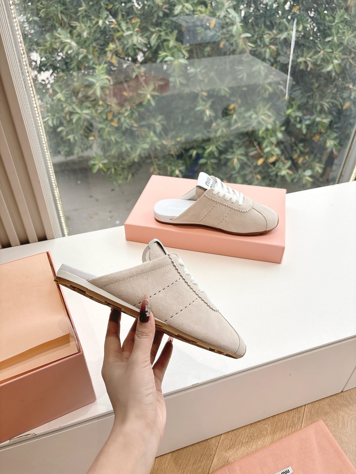 miumiu 미우미우 뮬 스니커즈 신발