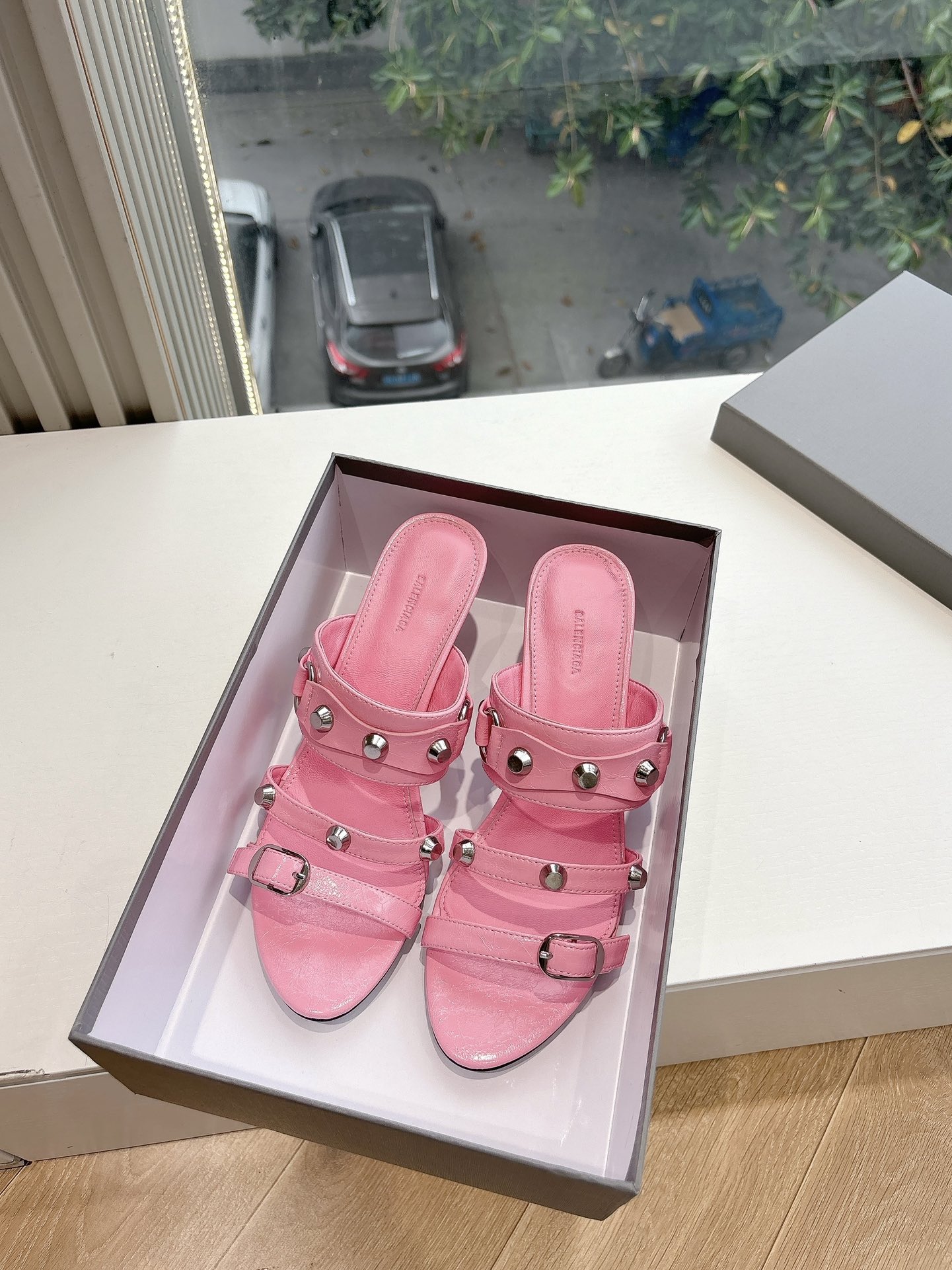 Balenciaga 발렌시아가 힐 샌들 슬리퍼 신발