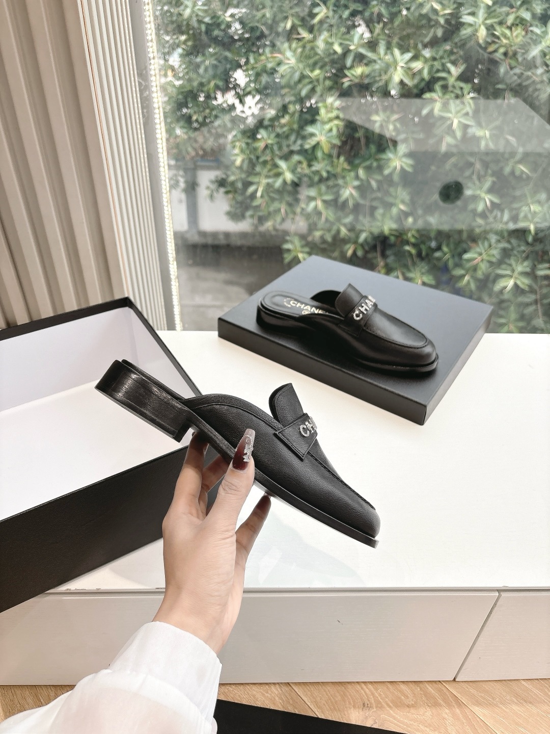 CHANEL 샤넬 뮬 로퍼 단화 슬리퍼 샌들 신발