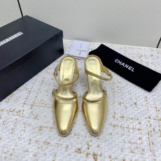 CHANEL 샤넬 웨지 샌들 슬리퍼 신발