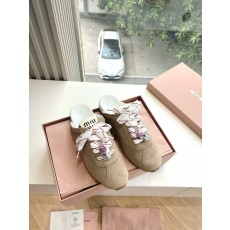 miumiu 미우미우 뮬 스니커즈 반슬리퍼 신발
