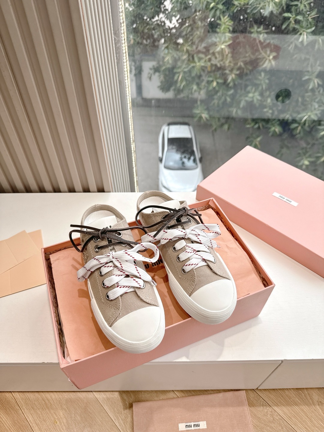 miumiu 미우미우 뮬 스니커즈 신발