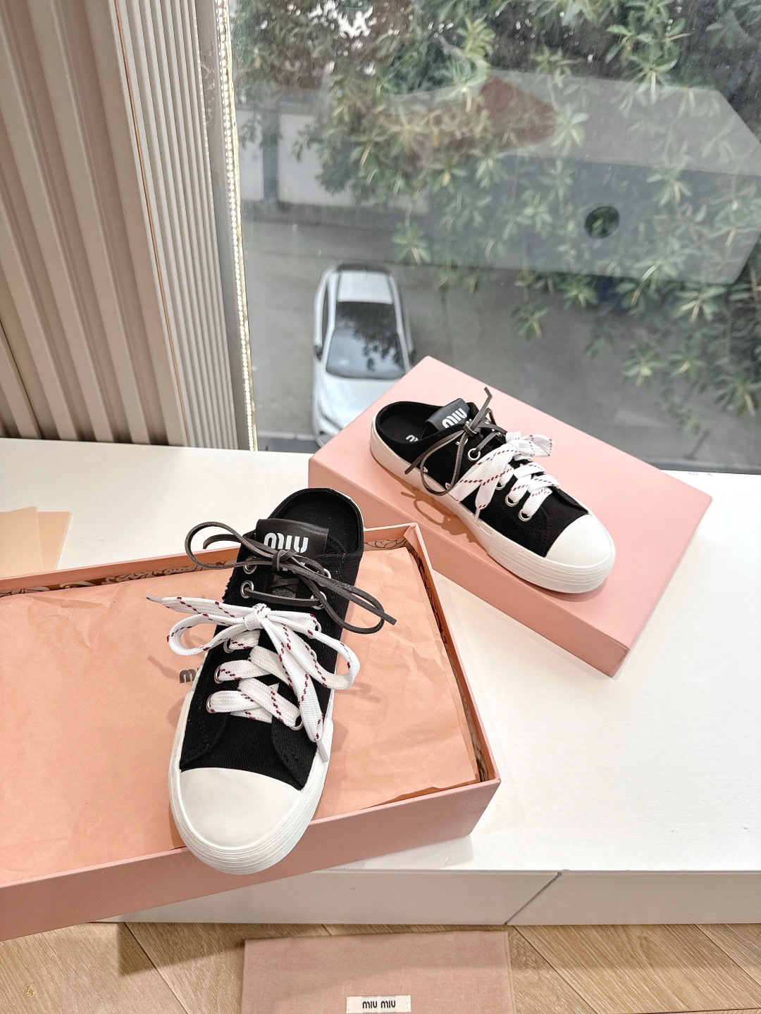 miumiu 미우미우 뮬 스니커즈 신발