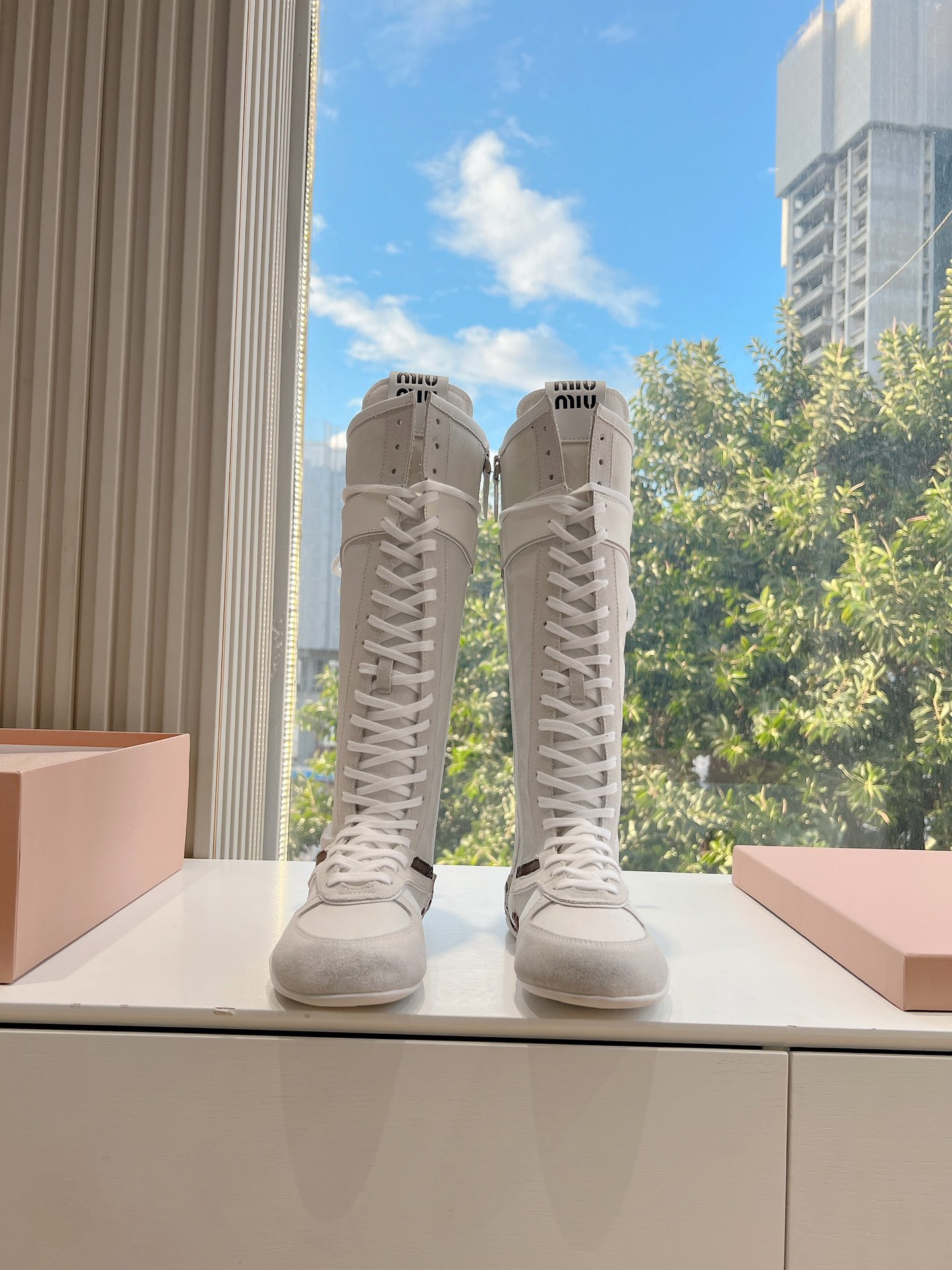 MiuMiu 미우미우 롱 부츠 신발