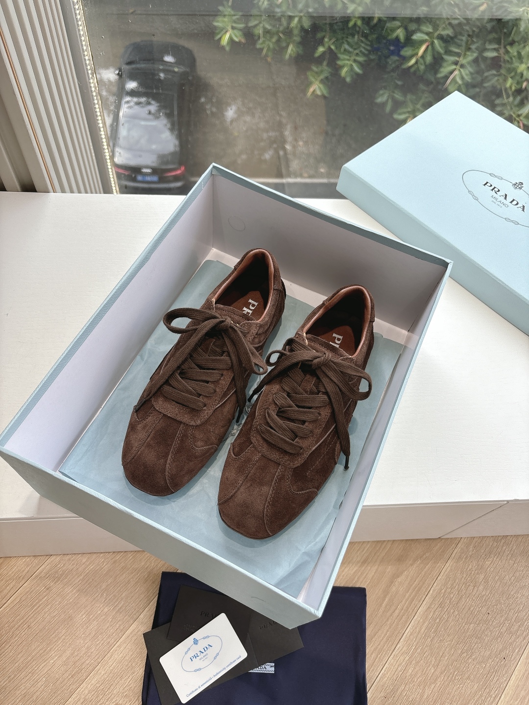 PRADA 프라다 여성 트레이너 스니커즈 슈즈 신발