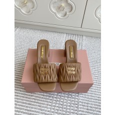 MiuMiu 미우미우 통굽 샌들 슬리퍼 신발