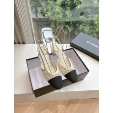 CHANEL 샤넬 통굽 샌들 뮬 신발