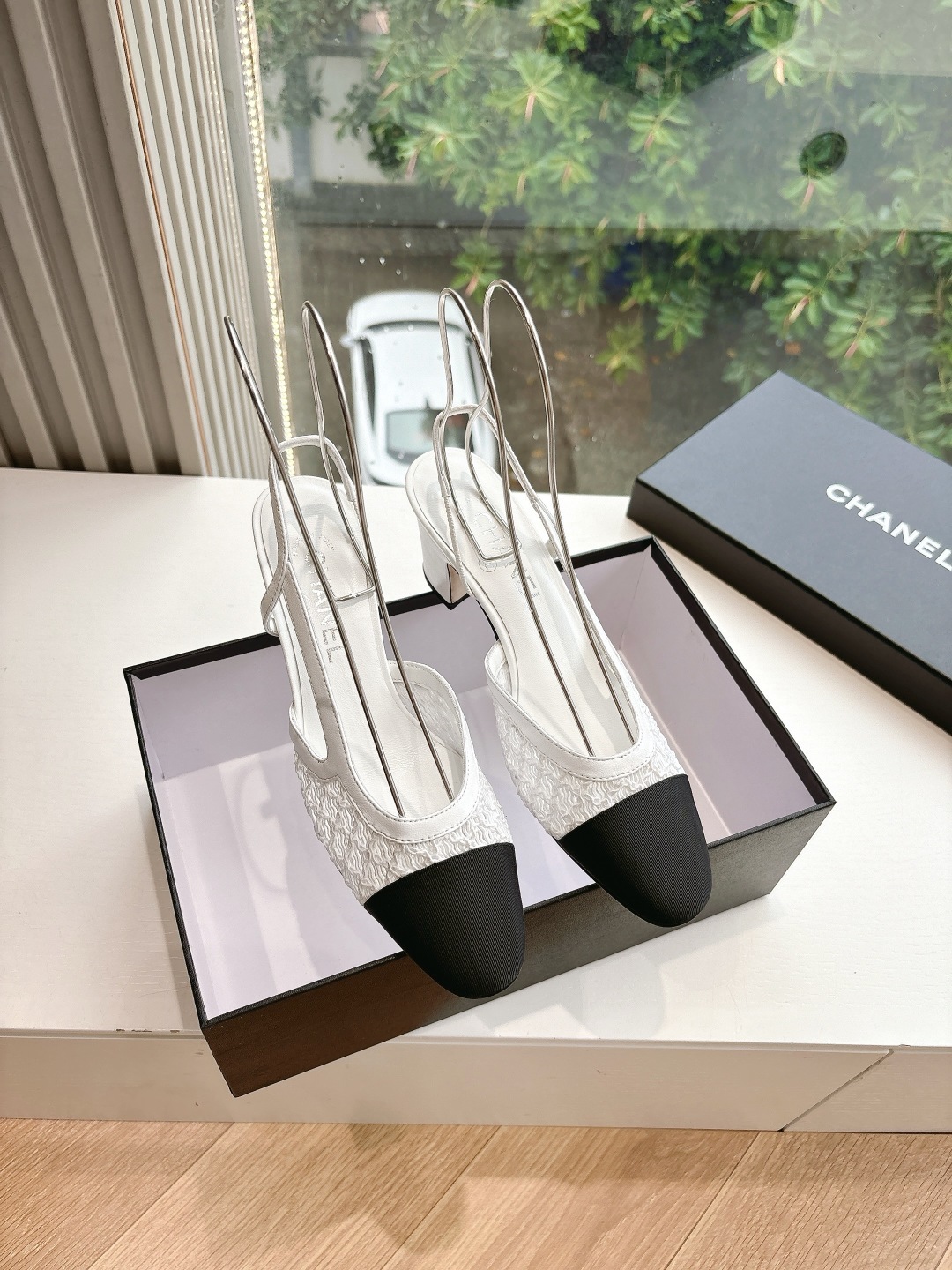 CHANEL 샤넬 통굽 샌들 뮬 신발