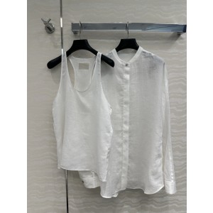 Row 로우 린넨 투피스 민소매 + 셔츠 의류