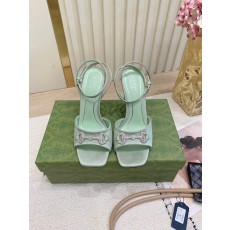 Gucci 구찌 실크 스트랩 힐 샌들 신발