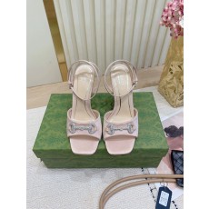 Gucci 구찌 실크 스트랩 힐 샌들 신발