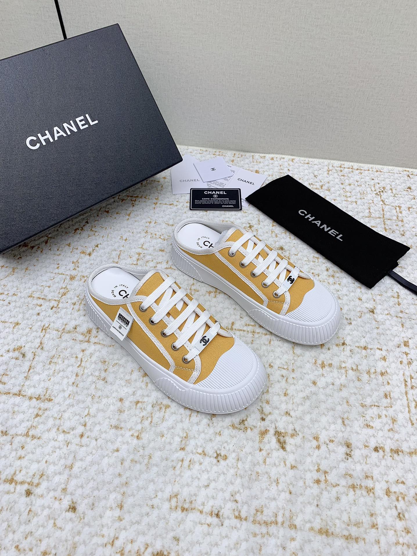 Chanel 샤넬 뮬 반슬리퍼 스니커즈 신발