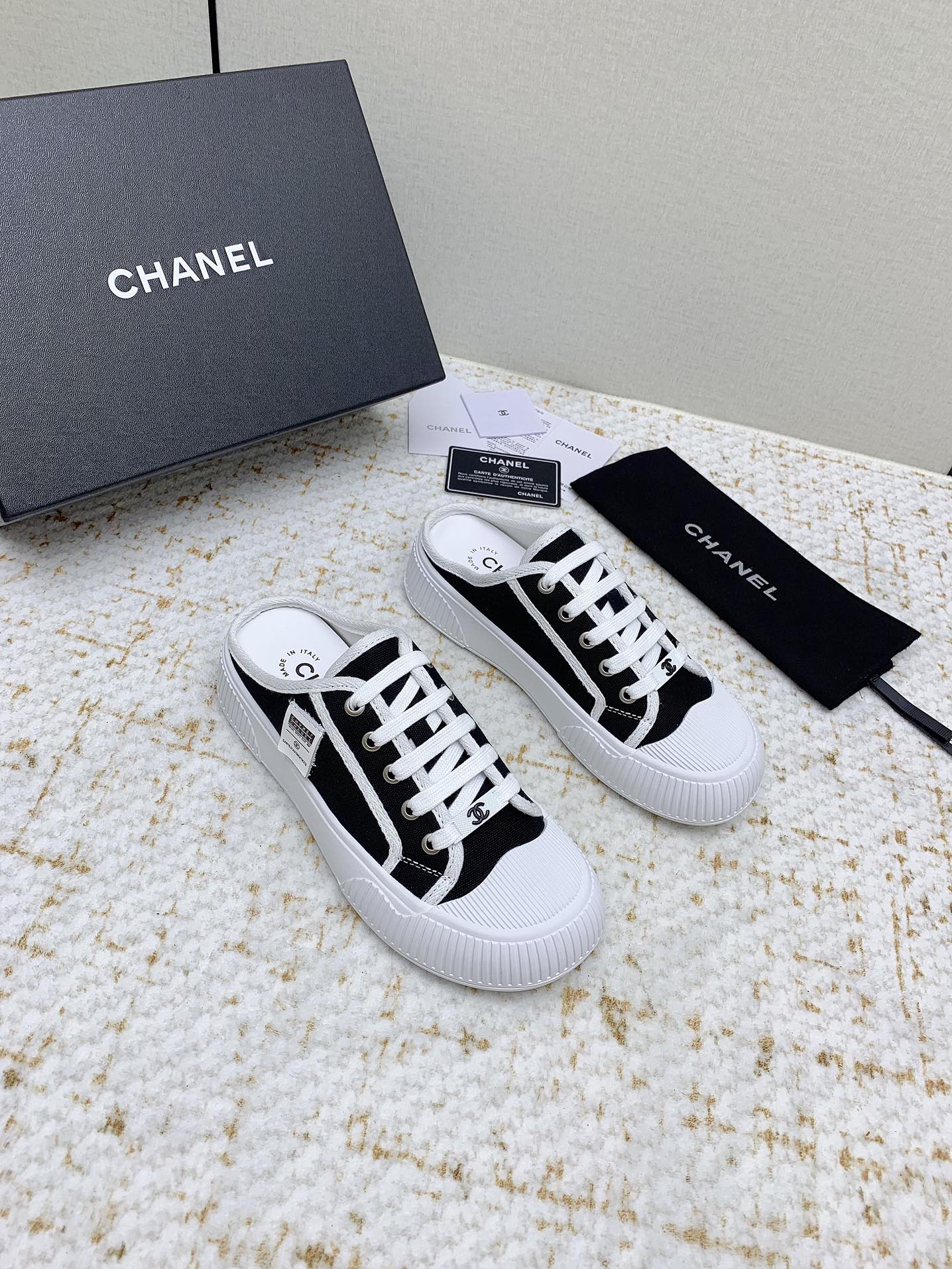 Chanel 샤넬 뮬 반슬리퍼 스니커즈 신발