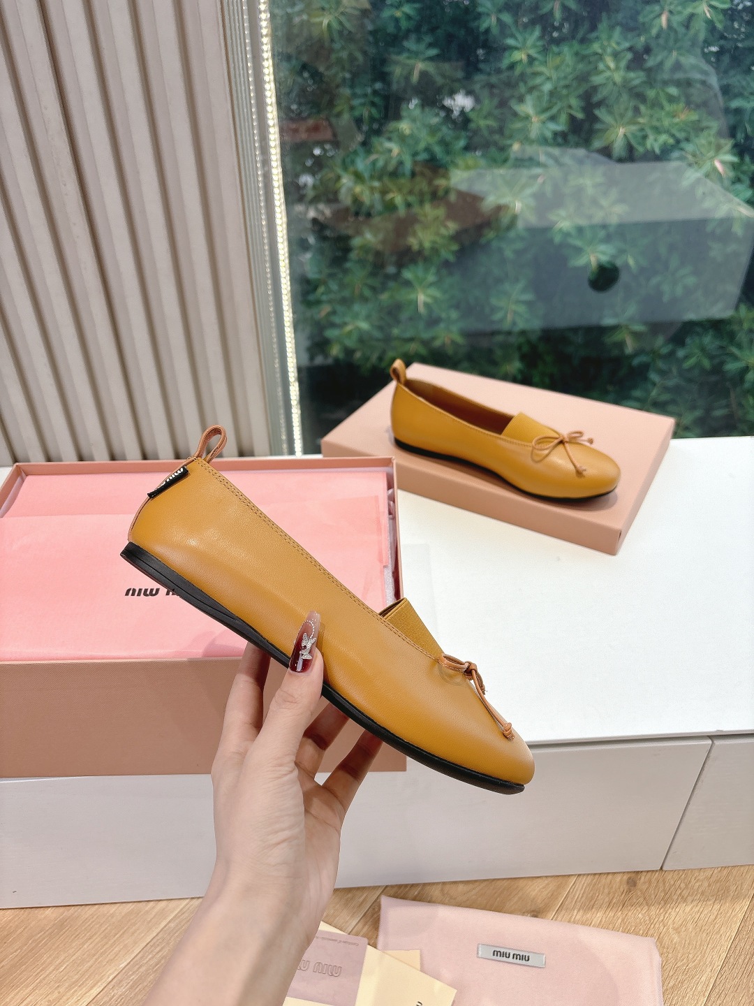 MiuMiu 미우미우 발레 플랫 슈즈 신발