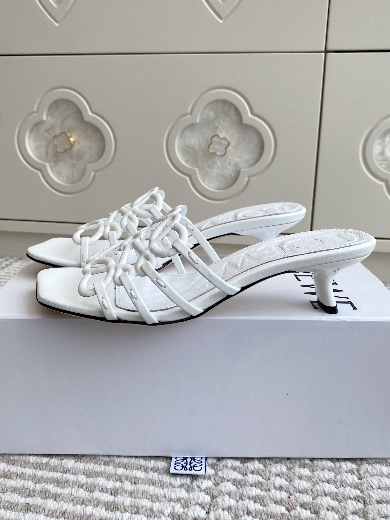 Loewe 로에베 힐 슬리퍼 샌들 신발