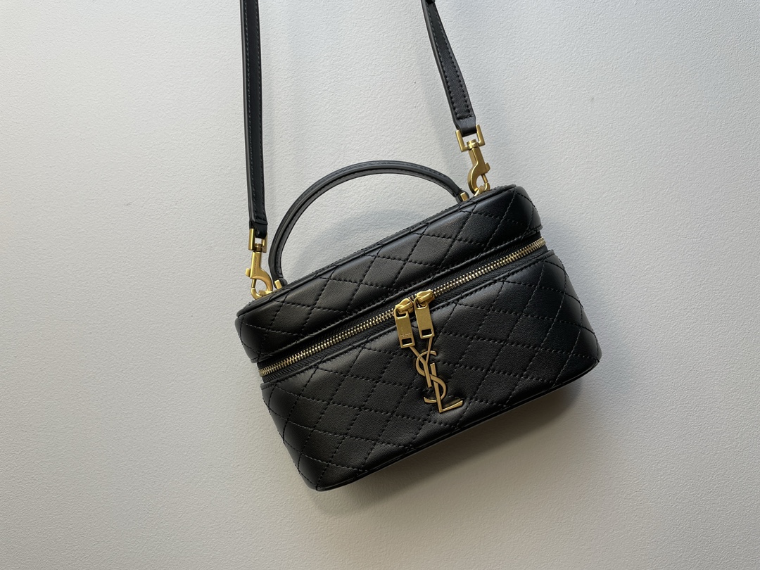 YSL 생로랑 GABY VANITY BAG 미니 양가죽 박스백 가방