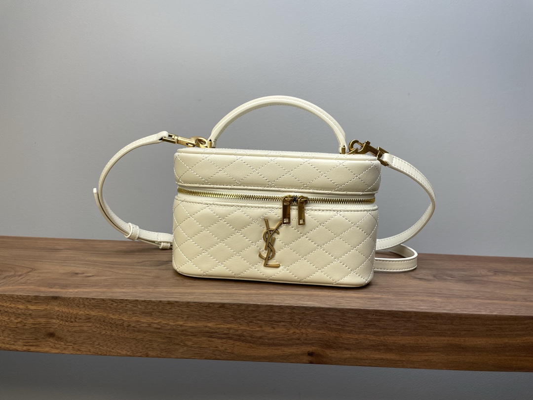 YSL 생로랑 GABY VANITY BAG 미니 양가죽 박스백 가방