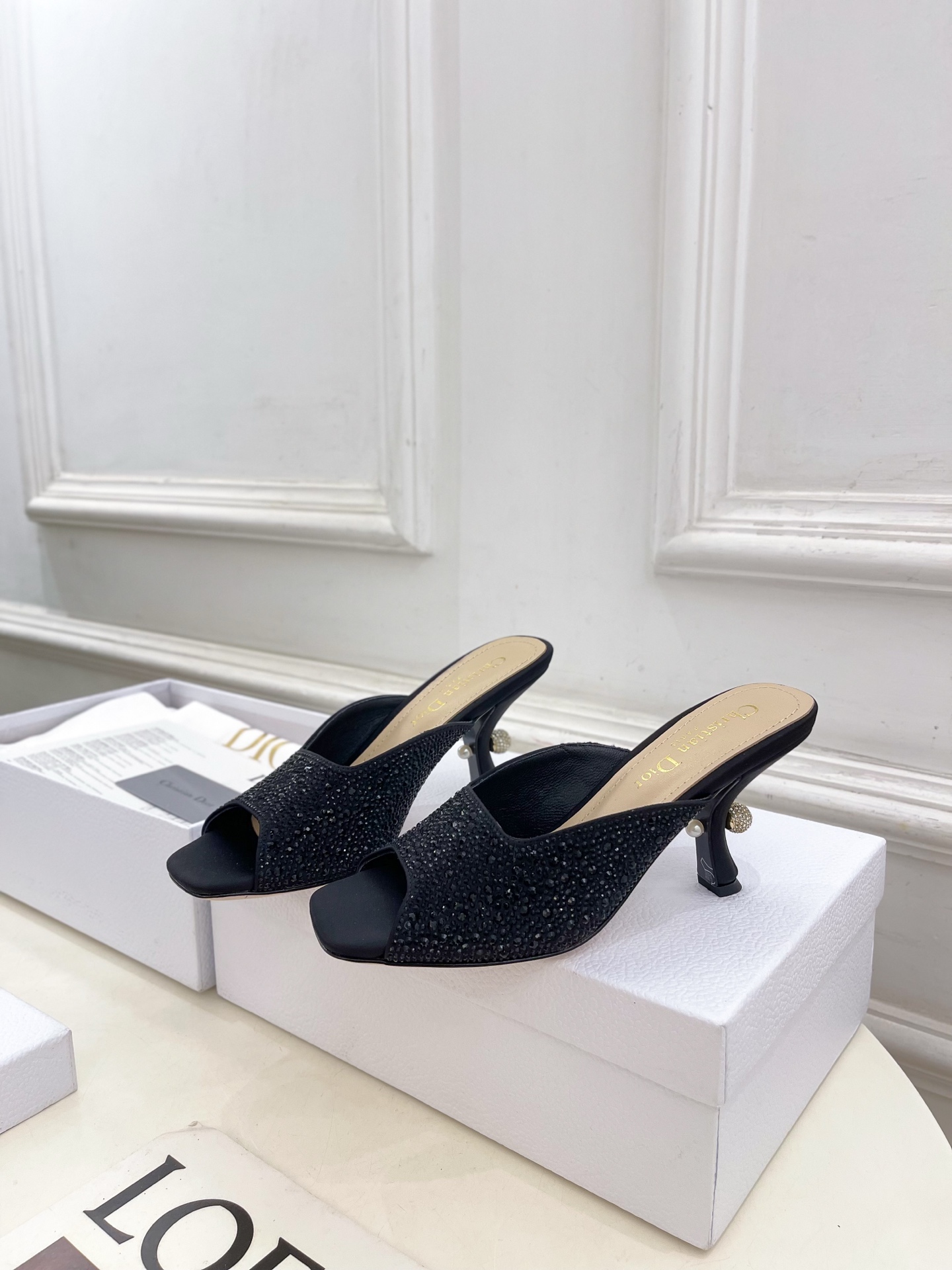 Dior CD 디올 힐 슬리퍼 샌들 신발