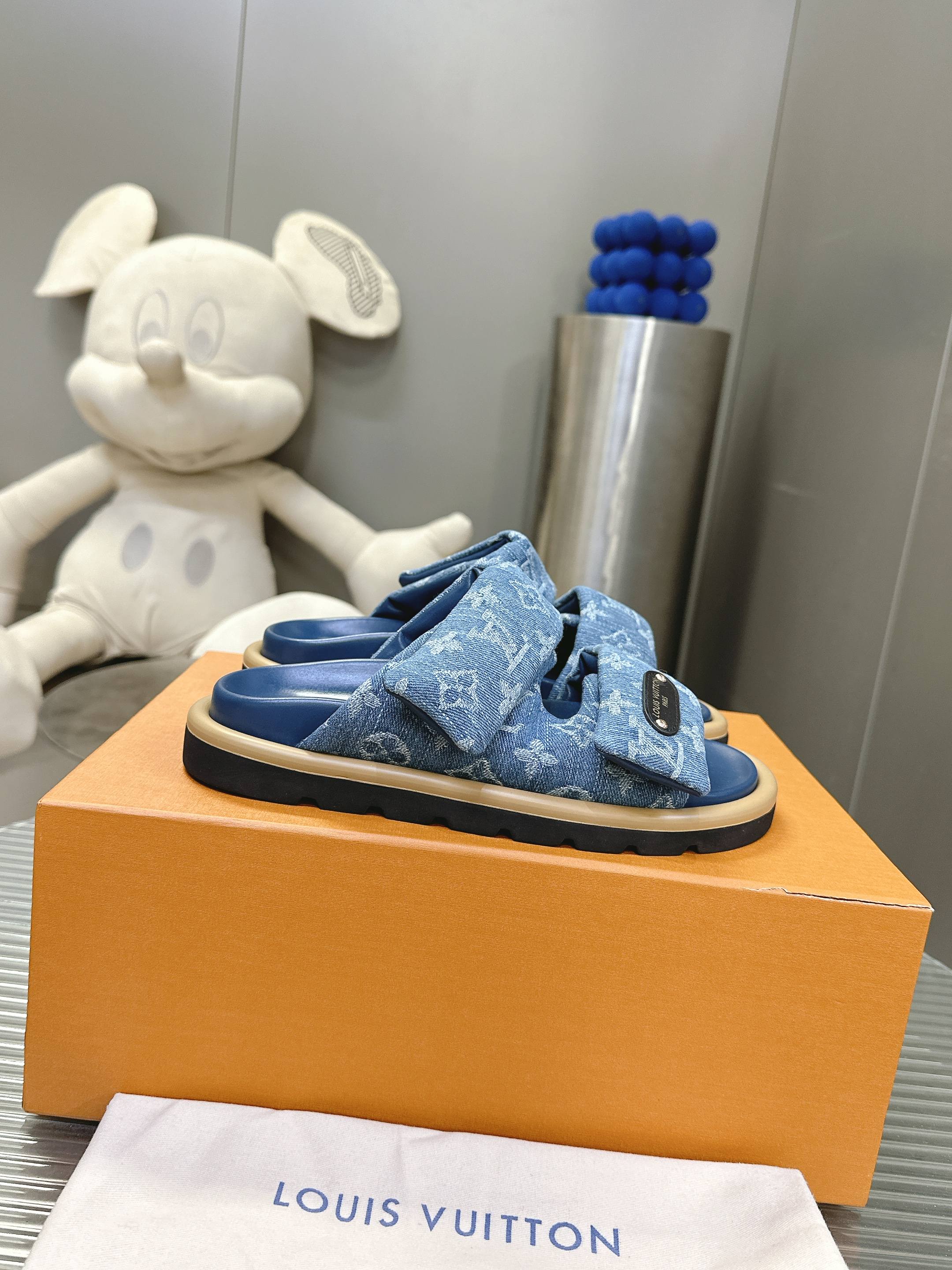 LV 루이비통 커플용 슬리퍼 샌들 신발