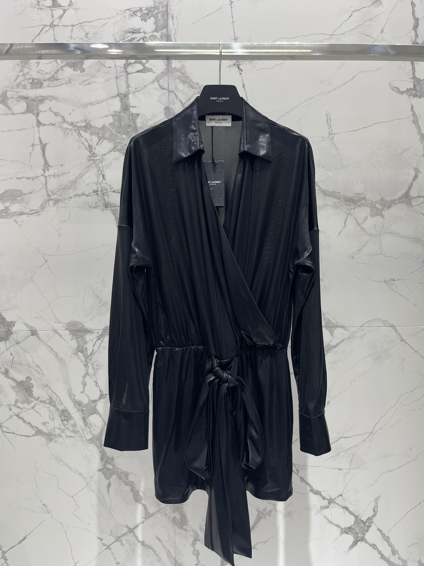 YSL 생로랑 글리터 셔츠형 드레스 원피스 의류