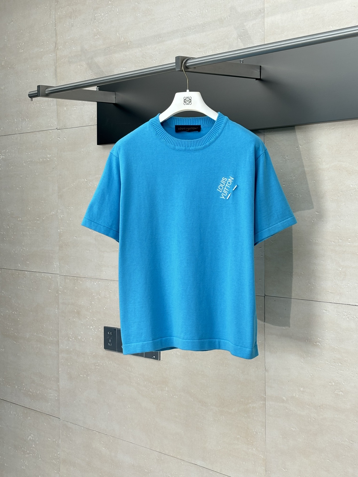 LV 루이비통 오색 핀 디테일 니트 반팔 티셔츠 의류