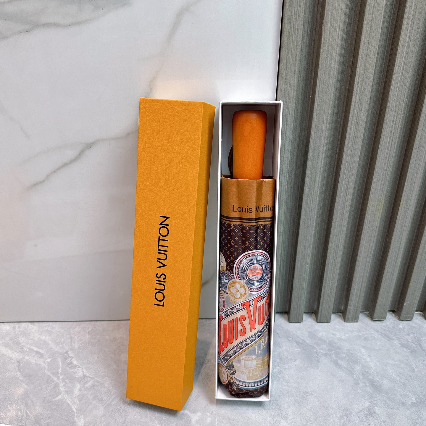 LV 루이비통 3단 자동 양산 겸용 우산