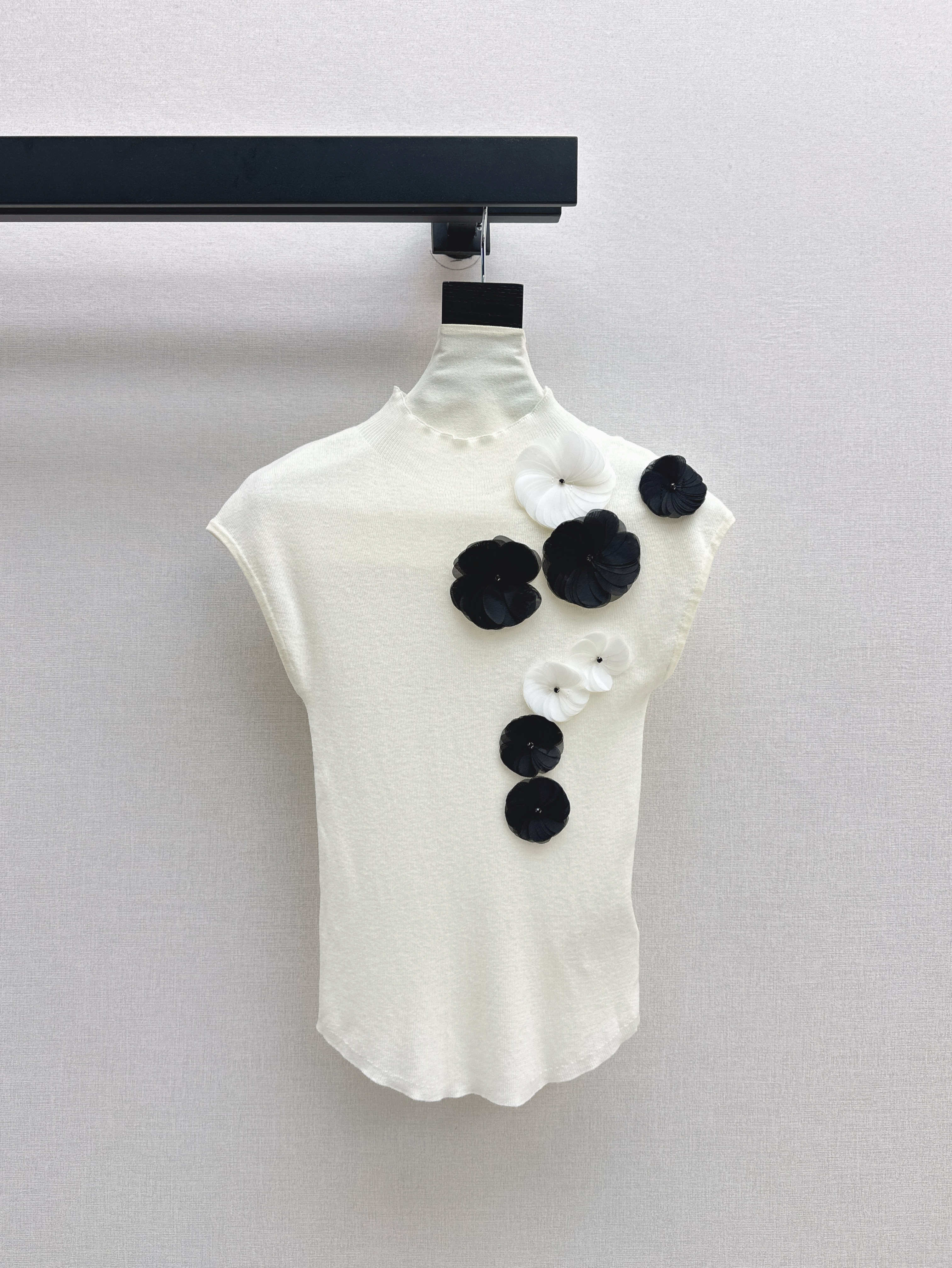 Chanel 샤넬 플라워 디테일 울 니트 의류