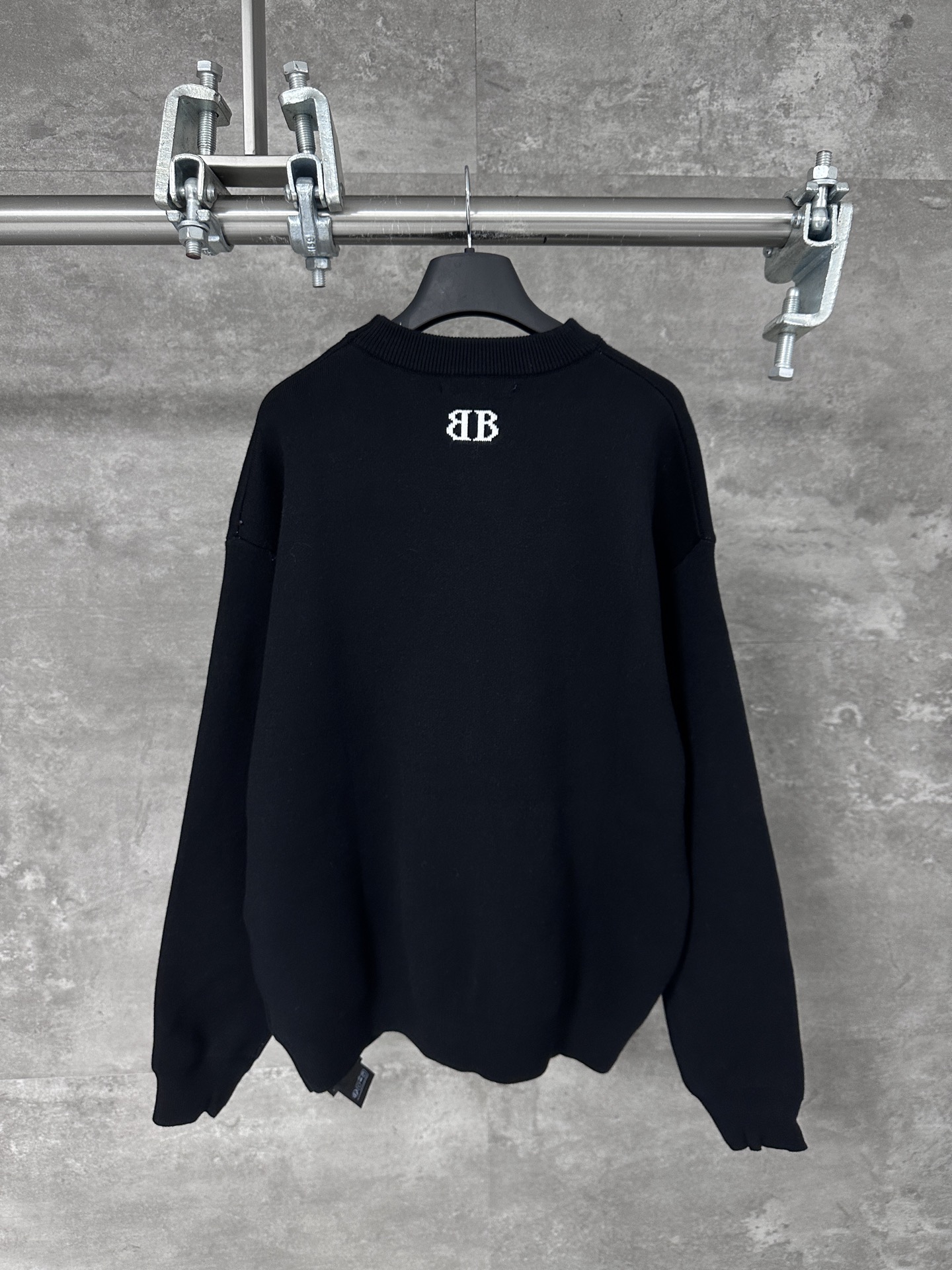 Balenciaga 발렌시아가 자카드 라운드 긴팔 니트 스웨터 의류