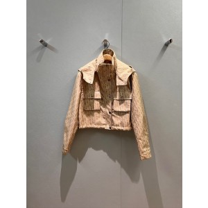 Dior CD 디올 로고 자카드 쇼트 후드 점퍼 자켓 의류