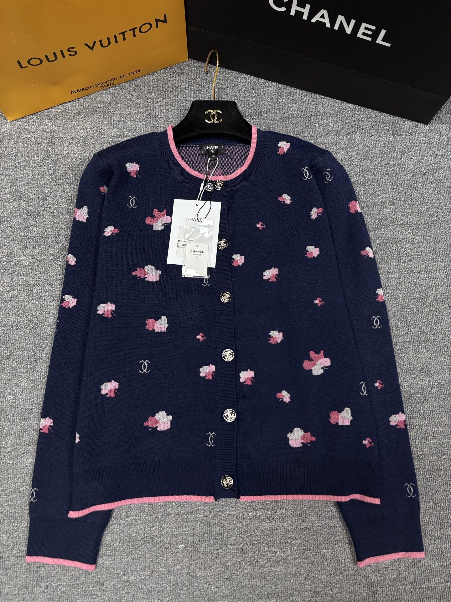 Chanel 샤넬 니트 라운드넥 가디건 의류