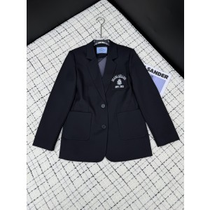 Prada 프라다 포켓 자수 로고 장식 블레이저 자켓 의류