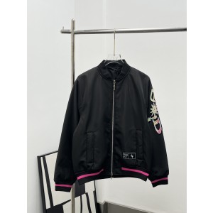 Dior CD 디올 블랙 테크 원단 봄버 재킷 의류