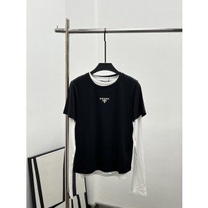 Prada 프라다 투피스 레이어드 티셔츠 세트 의류