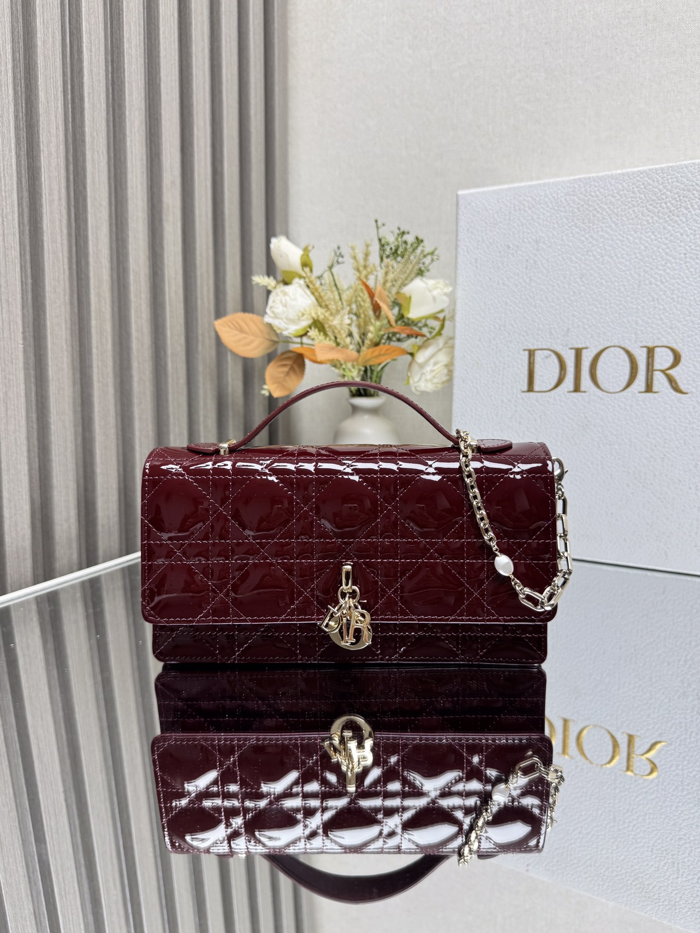 Lady Dior CD 디올 진주 클러치백 숄더백 가방