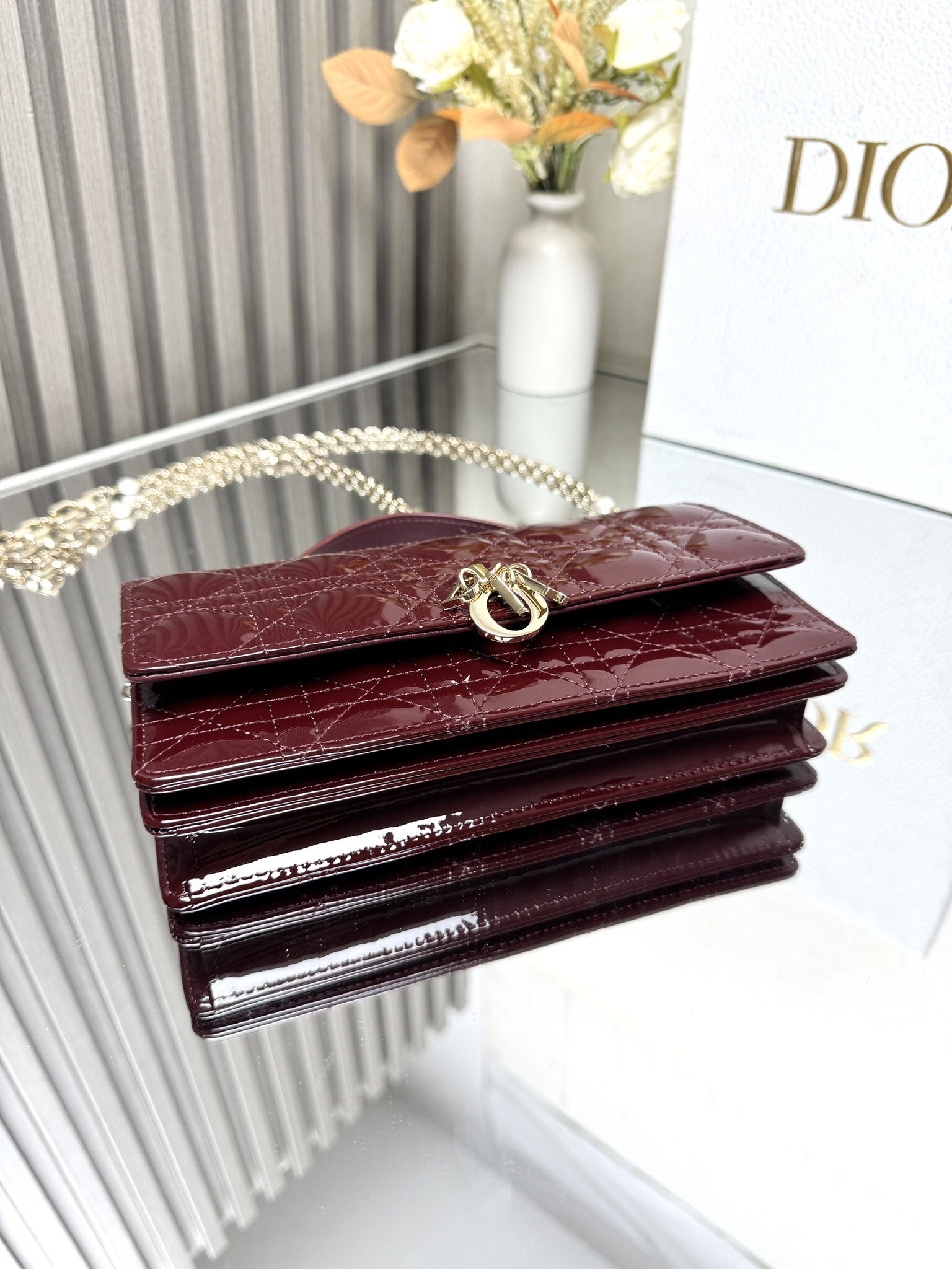 Lady Dior CD 디올 진주 클러치백 숄더백 가방