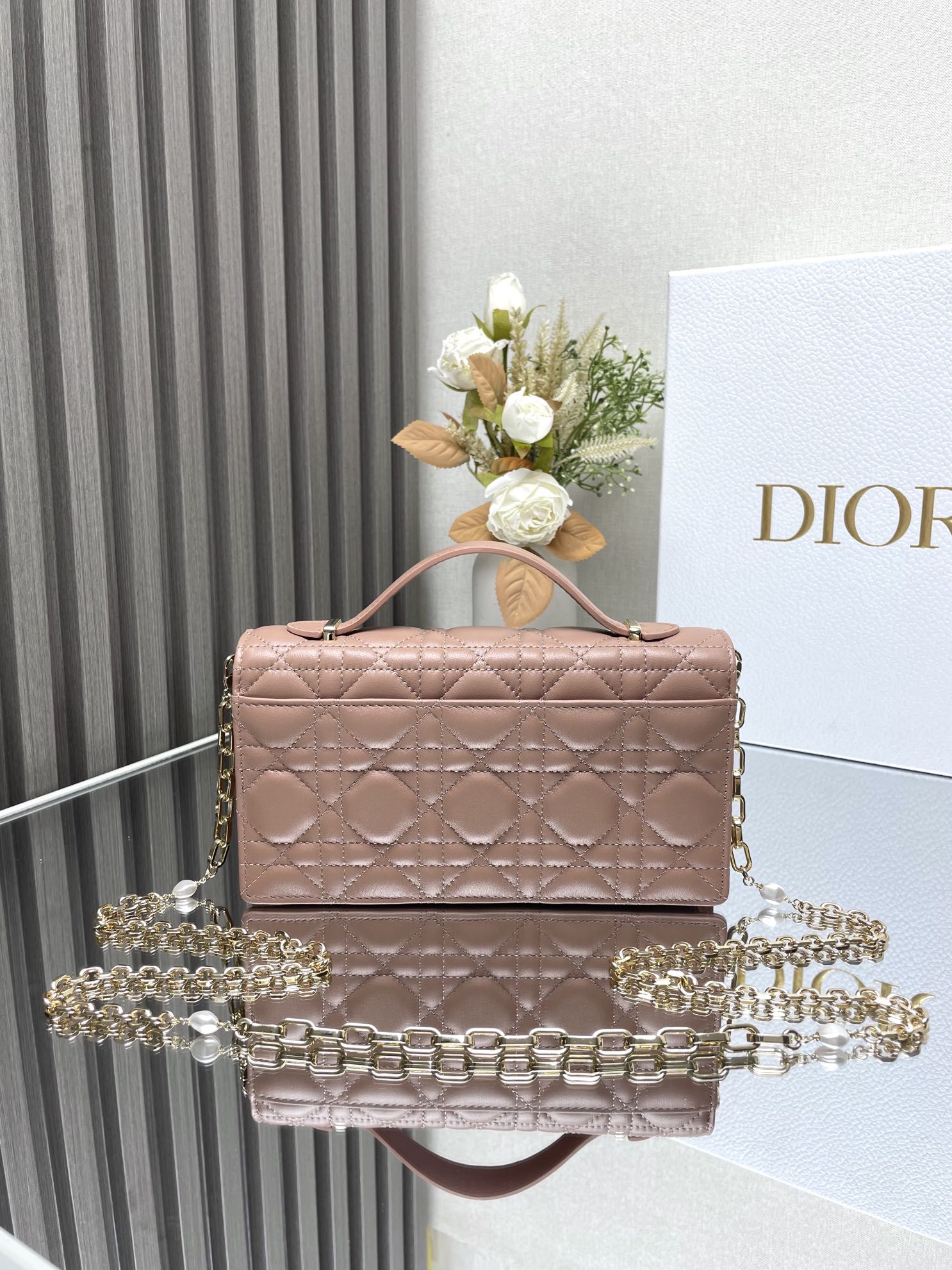 Lady Dior CD 디올 진주 클러치백 숄더백 가방