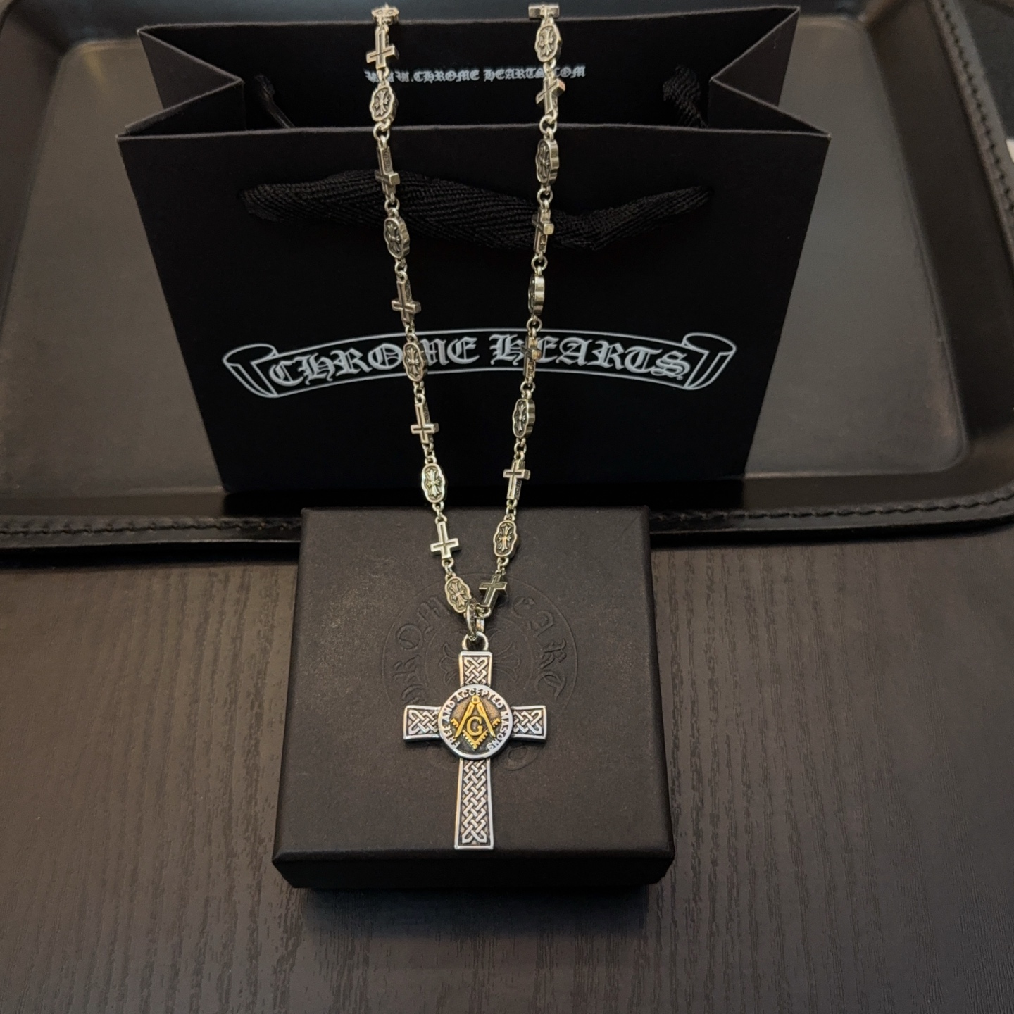 Chrome Hearts CH 크롬하츠 십자가 목걸이