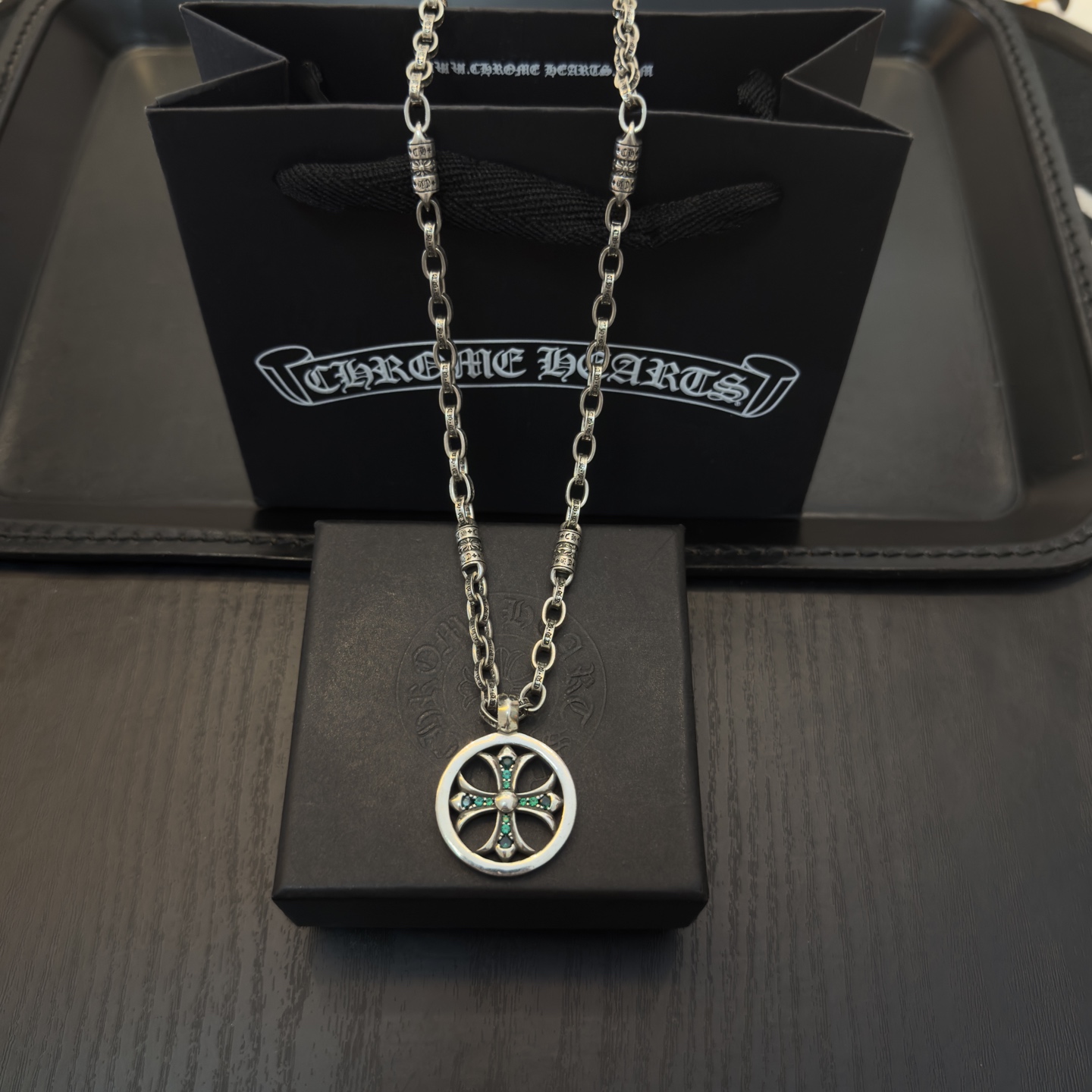 Chrome Hearts CH 크롬하츠 십자가 목걸이