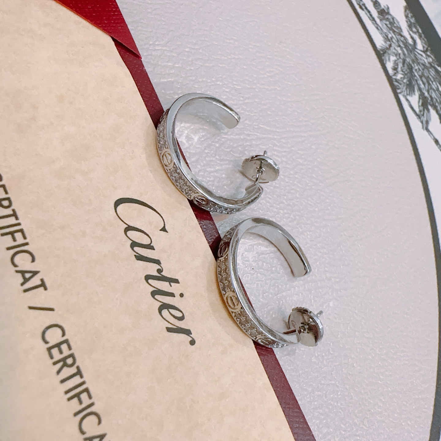 Cartier 까르띠에 귀걸이 V골드 시리즈