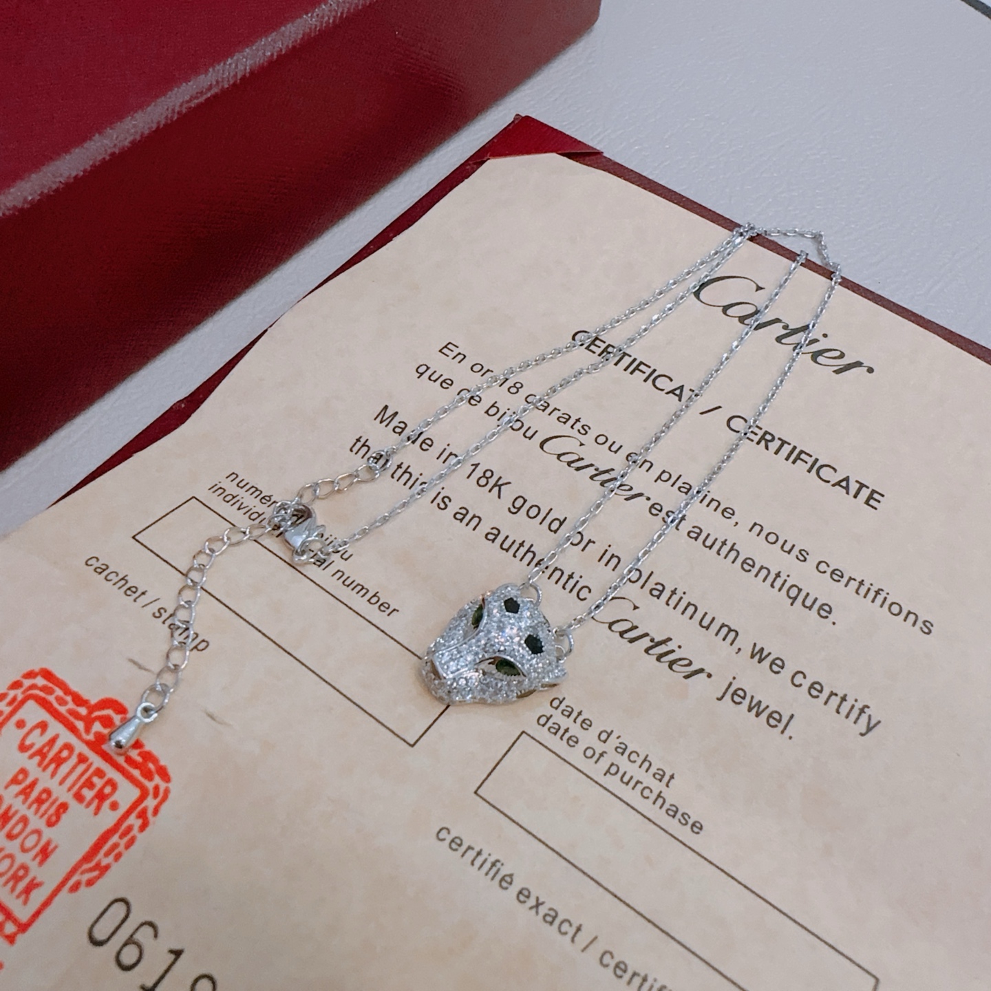 Cartier 까르띠에 목걸이 V골드 시리즈