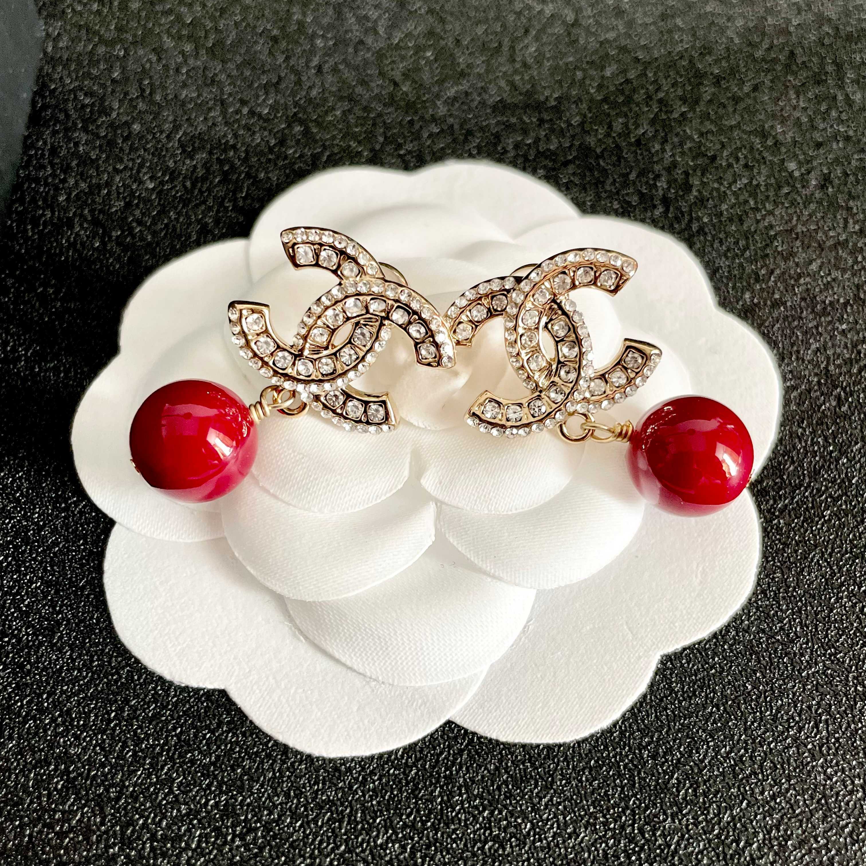 Chanel 샤넬 레터 이어링 귀걸이