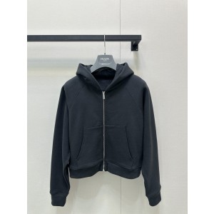 PRADA 프라다 로고 패치 후드집업 재킷 의류