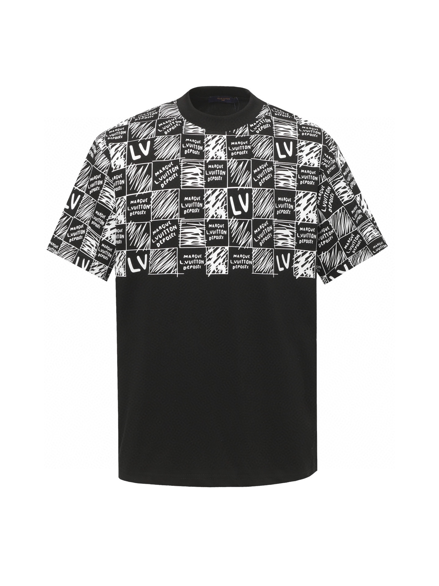 Louis Vuitton LV 루이비통 그라데이션 체커보드 반팔 티셔츠 의류