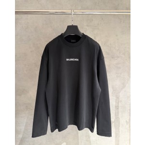 Balenciaga 발렌시아가 자수 긴팔 티셔츠 의류