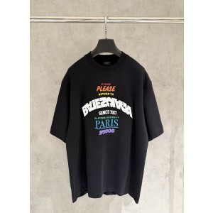 Balenciaga 발렌시아가 프린트 반팔 티셔츠 의류