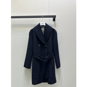 Hermes 에르메스 자카드 양모·캐시미어 더블 코트 의류