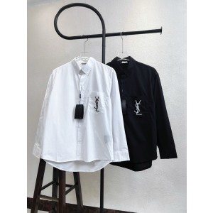 YSL 생로랑 포켓 로고 레터링 셔츠 의류