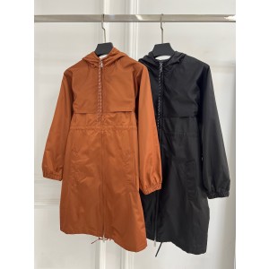 PRADA 프라다 케이블 스트랩 후드 윈드브레이커 코트 의류